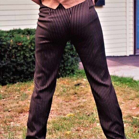 ABS Allen Schwartz Striped Trousers - Picture 4 of 12